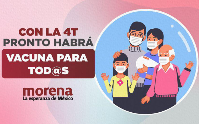 Morena se atribuyó indebidamente campaña de vacunación contra covid, confirma el TEPJF