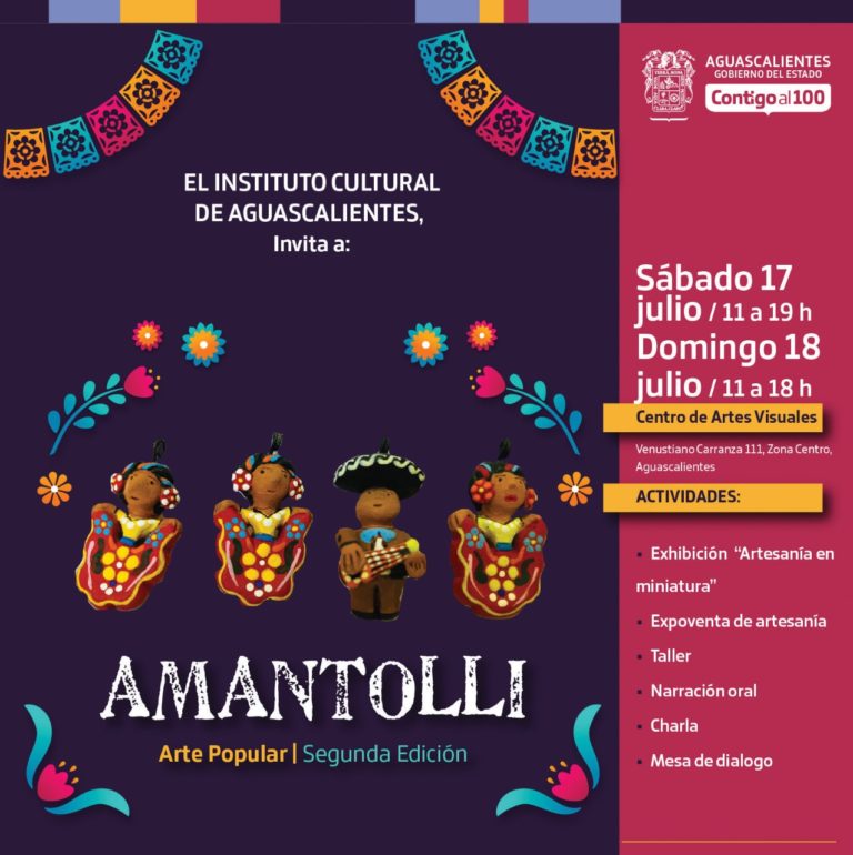 Realizará ICA la segunda edición de Amantolli Arte Popular