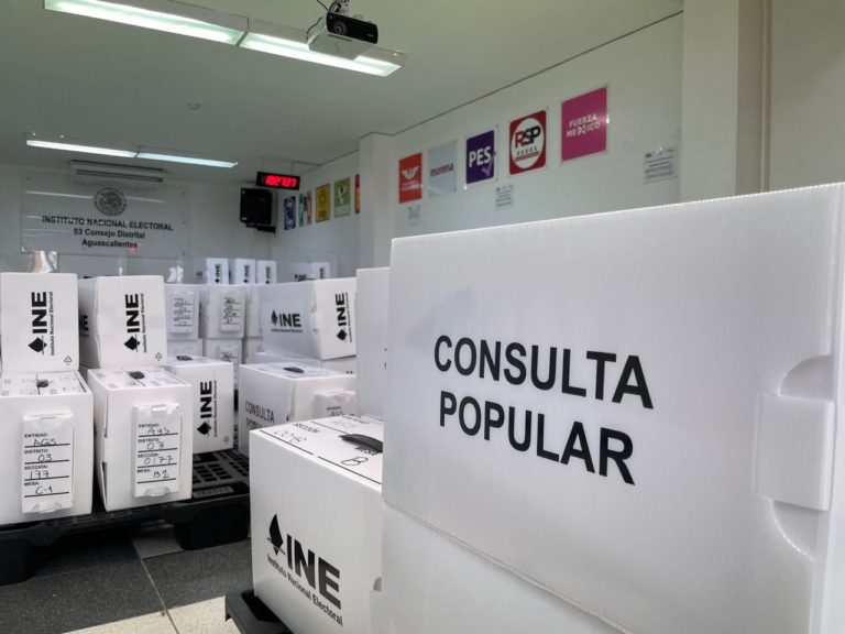 Listos, los paquetes para la Consulta Popular del 1° de agosto