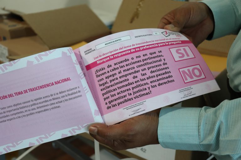 INE Aguascalientes recibe más de 1 millón de papeletas para la Consulta Popular
