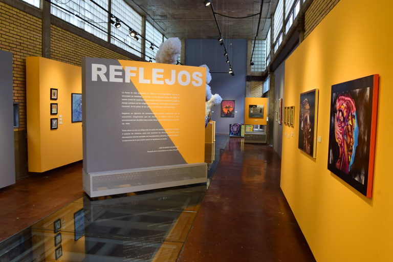 Reflejos una exposición en la galería de la Universidad de las Artes en Aguascalientes