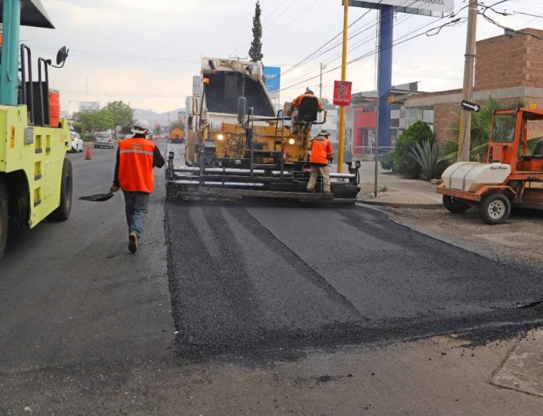 Municipio de Aguascalientes continúa con obras en Primer Anillo