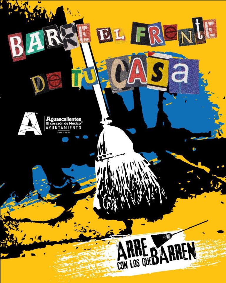 Municipio de Aguascalientes lanza campaña Arre con los que barren