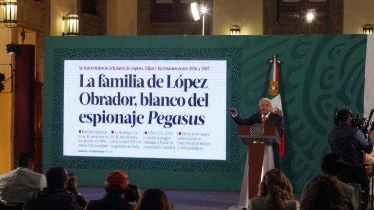 Espionaje con Pegasus “una vergüenza”: AMLO ; desconoce si está vigente el contrato