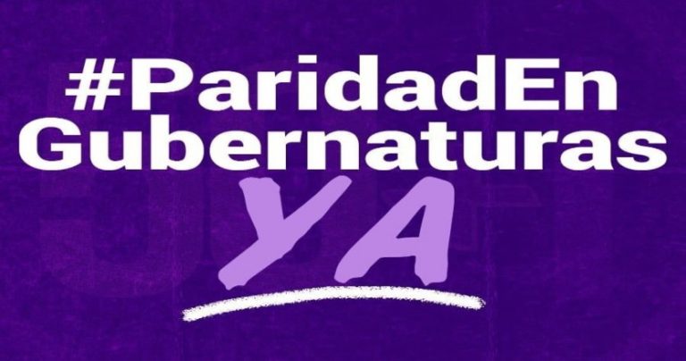 Piden regular paridad en gubernaturas a la brevedad