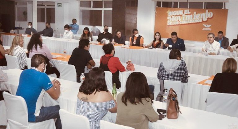Movimiento Ciudadano Aguascalientes realiza Encuentro Ciudadano de Trabajo rumbo a 2022