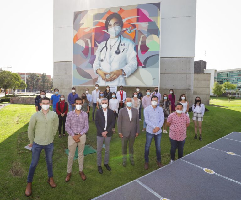 Te presentamos el mural en honor a brigadistas que realizaron en la UAA