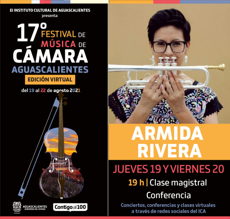 Armida Rivera ofrecerá clase magistral durante el XVII del Festival Internacional de Música de Cámara