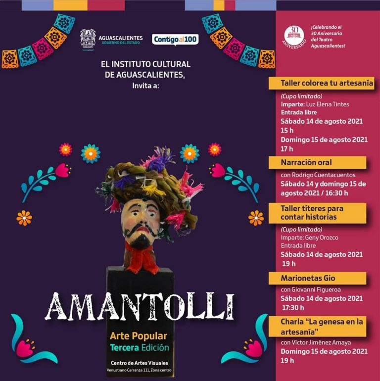 ICA invita a participar en Amantolli Arte Popular Tercera Edición