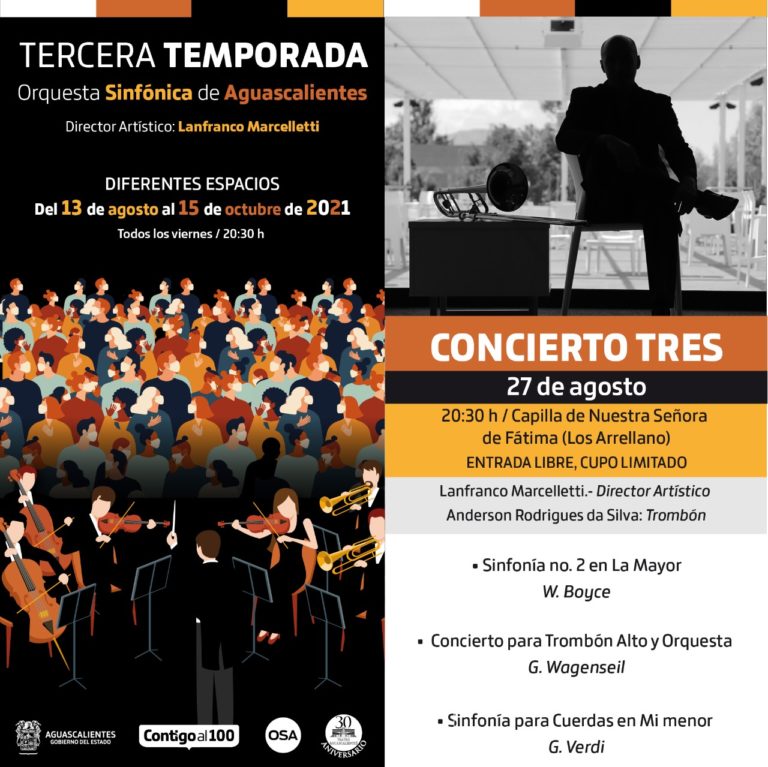 El viernes, la OSA en Los Arellano