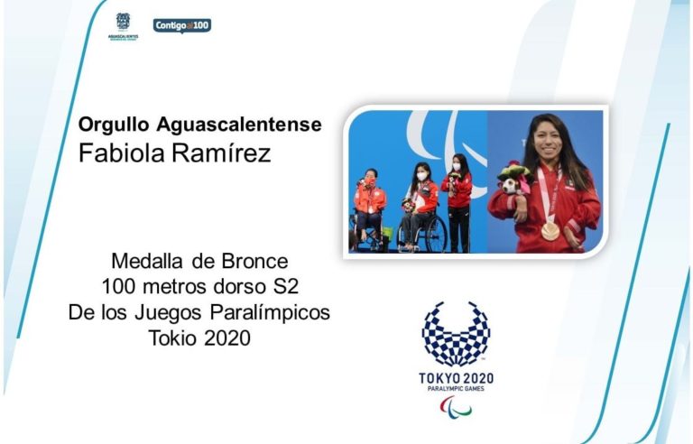 Fabiola Ramírez, primera aguascalentense en obtener una medalla en los Juegos Paralímpicos