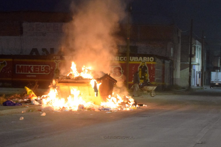 Quema de contenedores es un problema grave que sigue siendo común en Jesús María