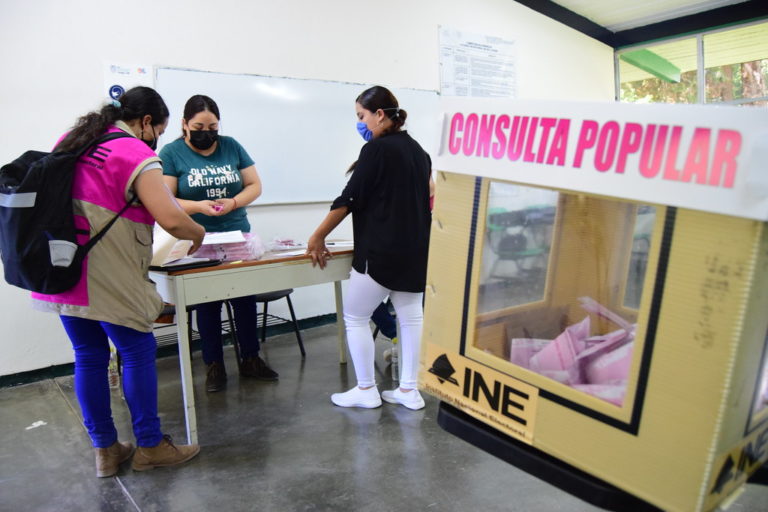 Cómputo de la Consulta Popular se acerca al cierre, gana el “SÍ” con 7.05 % de participación ciudadana