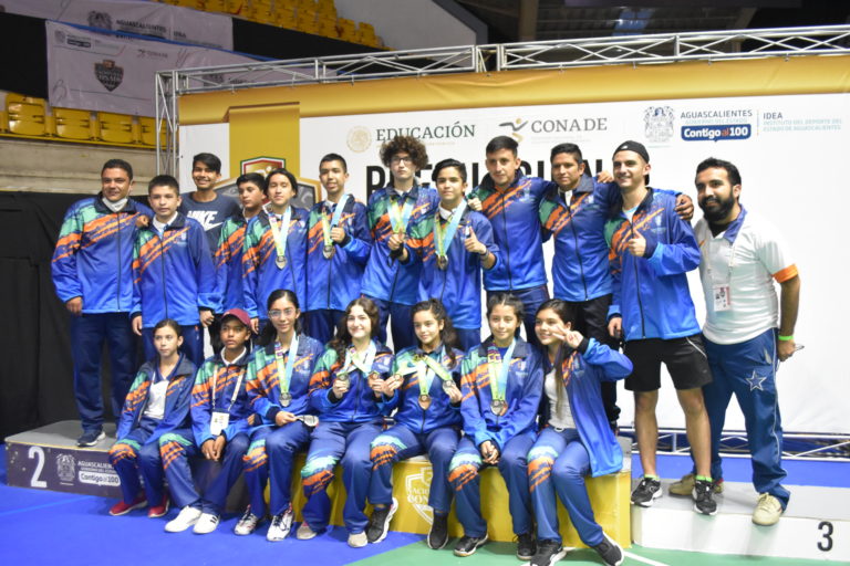 Delegación hidrocálida de bádminton se lleva seis medallas en Juegos Nacionales Conade 2021