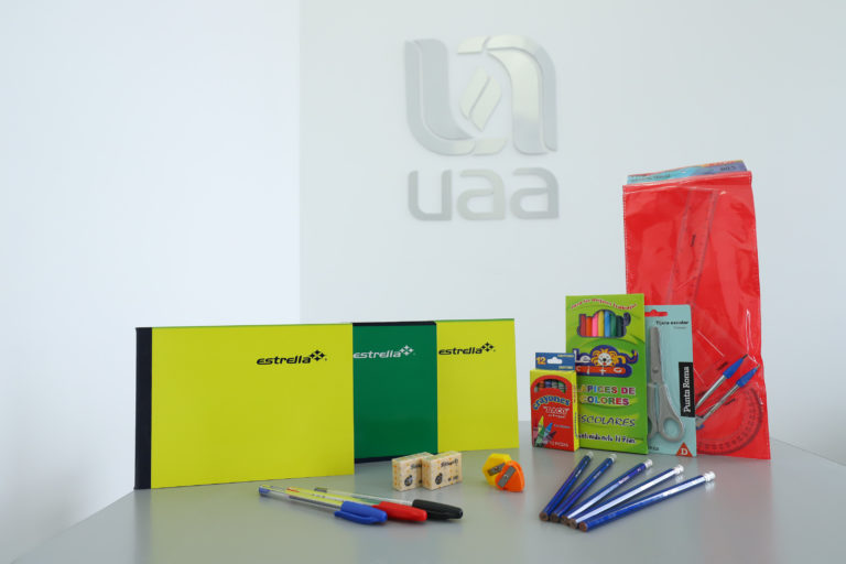 UAA invita a donar útiles escolares