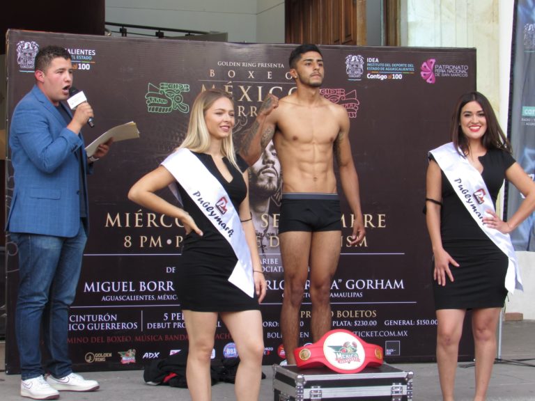 Realizan ceremonia de Pre Pesaje para Magna Función de Box 