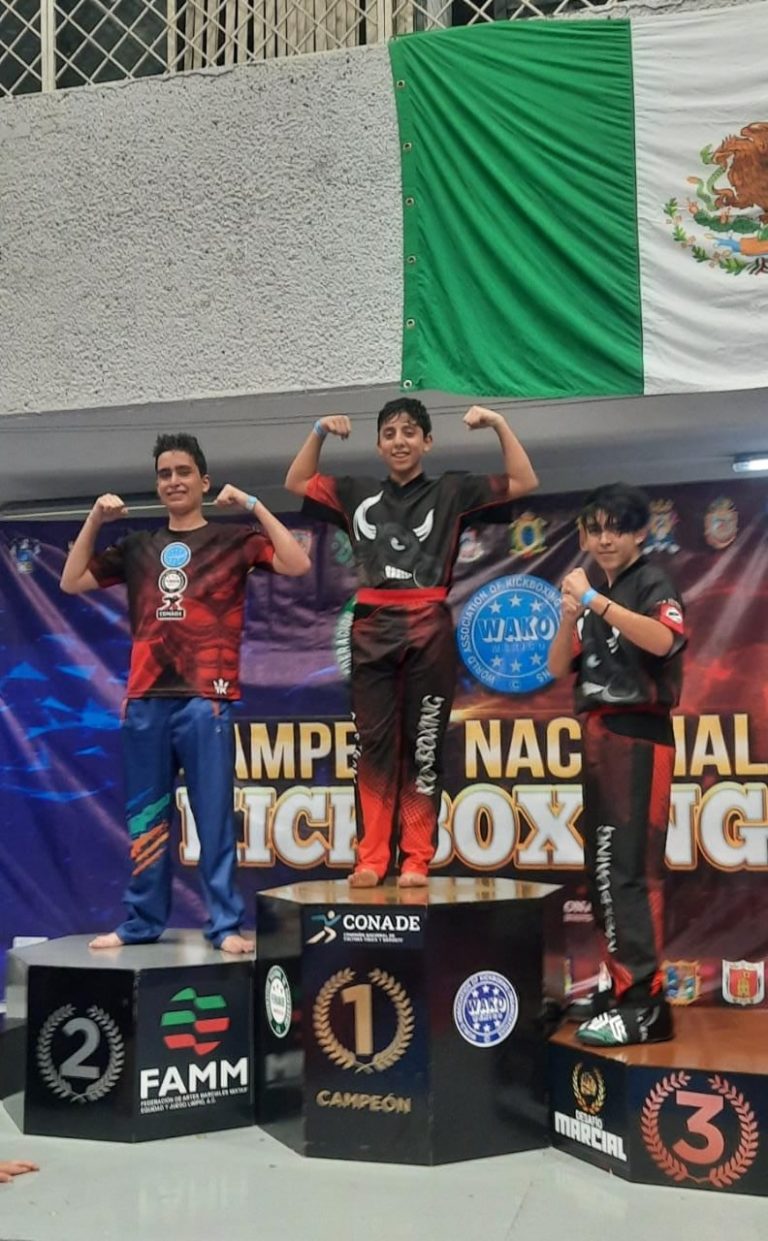 Selección Estatal se llevó 47 medallas en el Campeonato Nacional de Kickboxing