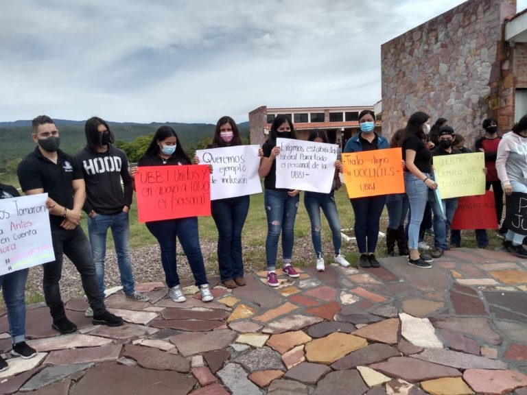 Docentes de la Universidad Benito Juárez en Calvillo, Aguascalientes, presentaron pliego petitorio