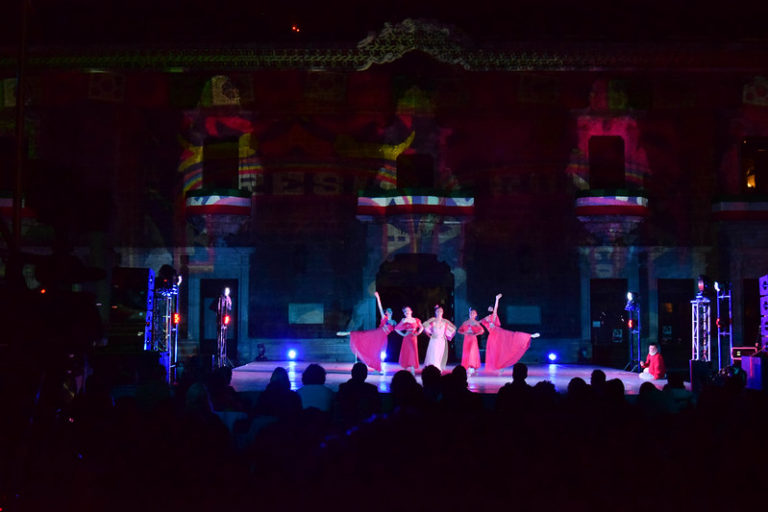 México sinfónico, La suave patria un espectáculo cultural que vivimos sobre la fachada del Palacio de Gobierno en Aguascalientes