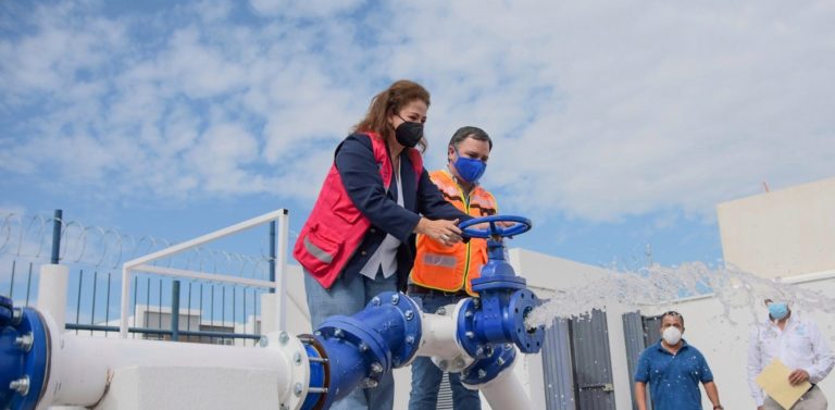 Alcaldesa Cecilia López entregó nuevo pozo de agua potable