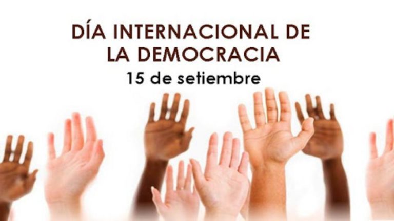 15 de septiembre, Día Internacional de la Democracia