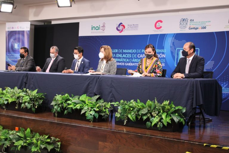 IEA participó en el taller nacional de manejo de plataformas del INAI