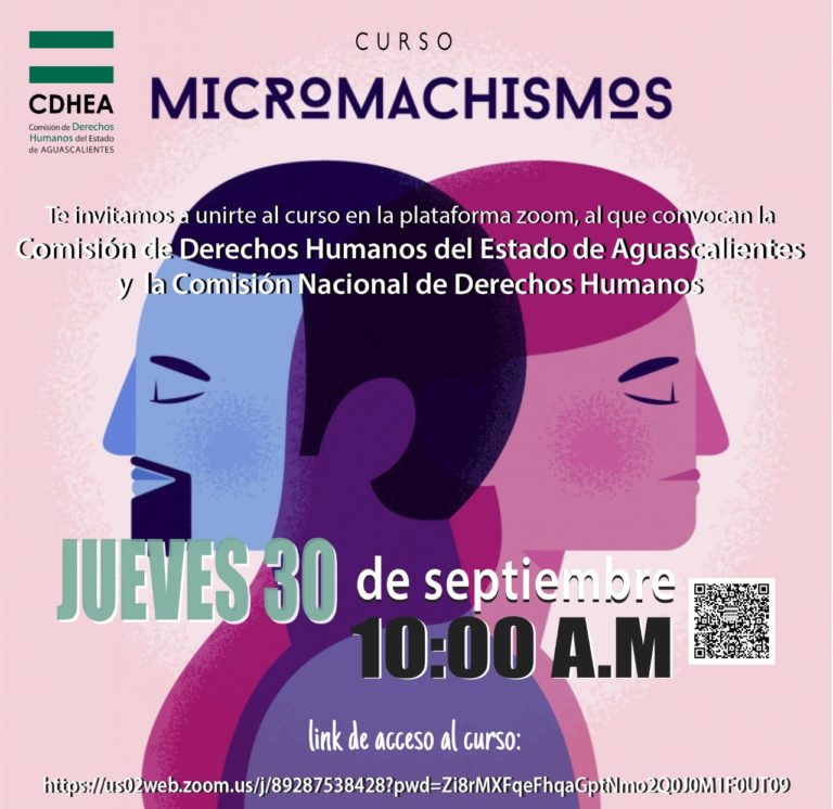 CDHEA presentará curso gratuito sobre micromachismos
