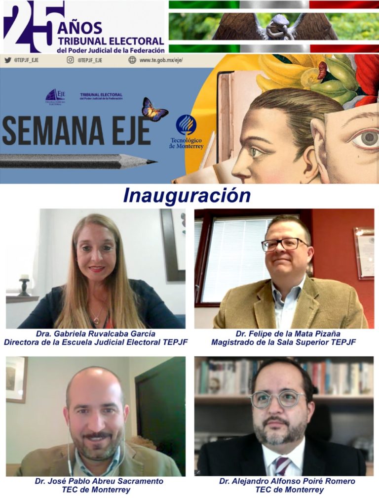 Se llevó a cabo la inauguración de la Semana Virtual de la Escuela Judicial Electoral