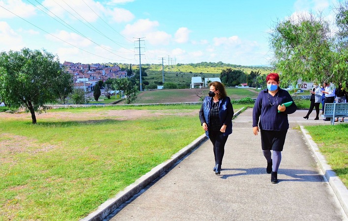 Supervisan trabajos de mantenimiento en la Línea Verde de Aguascalientes