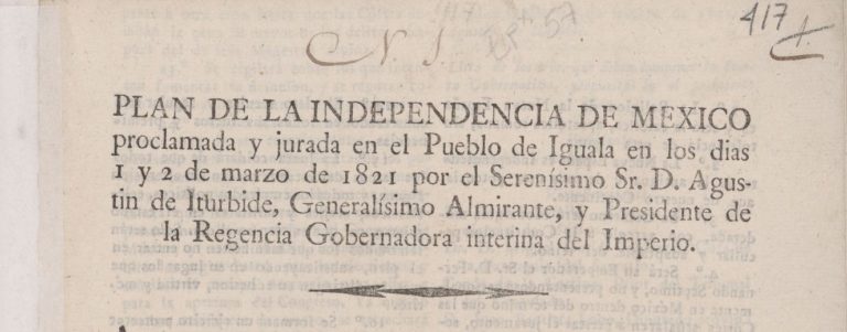 Revelarán documentos sobre la Consumación de la Independencia de México