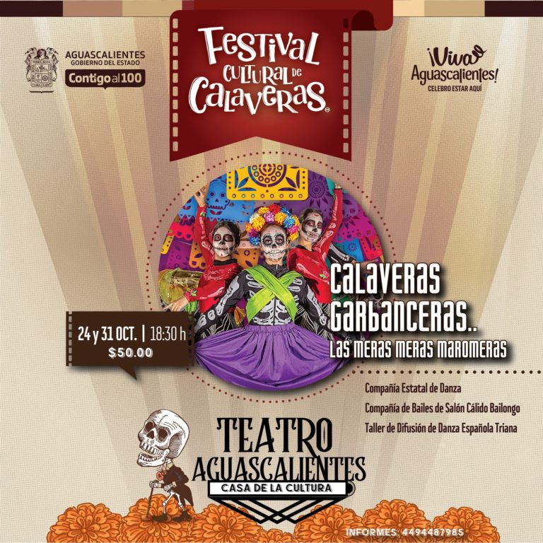 Ven y mueve el esqueleto el gran espectáculo de danza a cargo de la Compañía Estatal de Danza de Aguascalientes