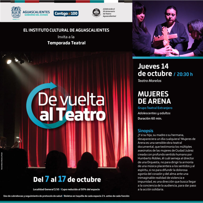 Las obras continúan en #DeVueltaAlTeatro