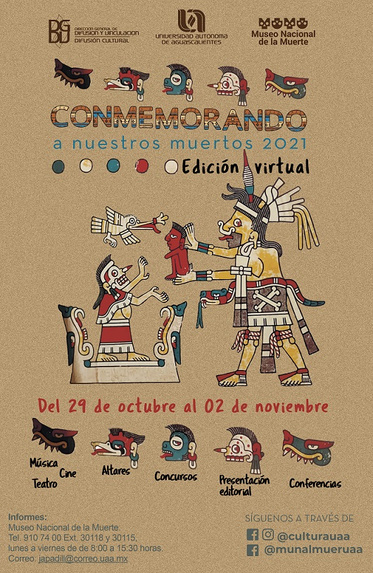 UAA invita al evento Conmemorando a nuestros muertos