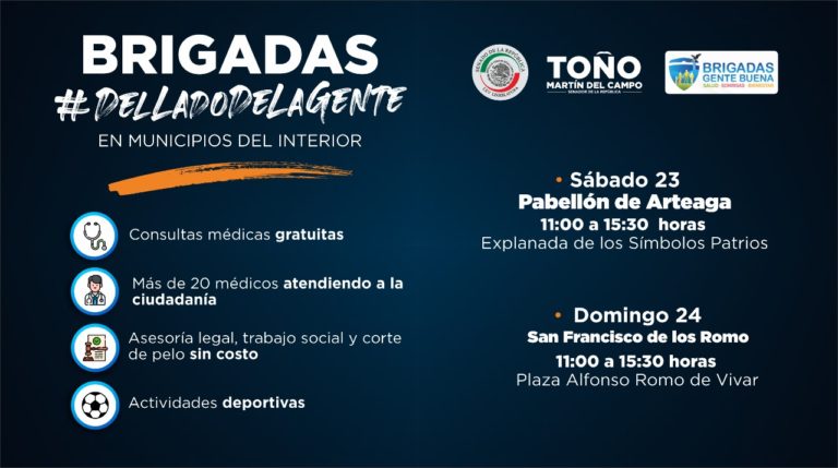 El senador Toño Martín del Campo continúa con apoyos a la ciudadanía de Aguascalientes con Brigadas Del Lado de la Gente