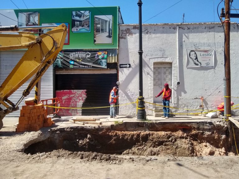 Veolia rehabilitó la red de alcantarillado en la calle Berlín y Josefa Ortiz de Domínguez 