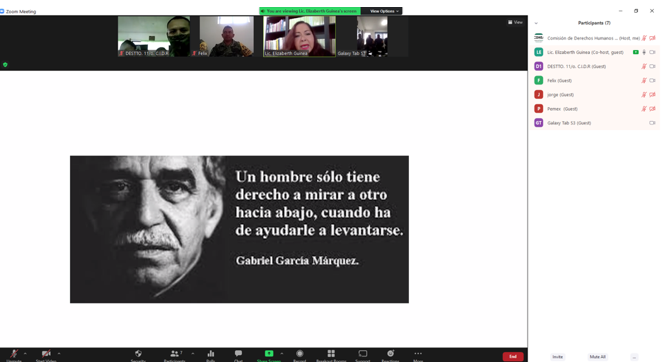 Cdhea impartió curso sobre discriminación a personal de la Sedena 