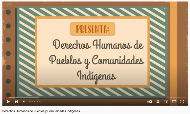 Cdhea publicó videocolumna Derechos Humanos de los Pueblos y Comunidades Indígenas