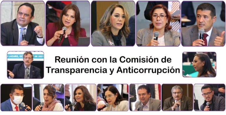Pleno del INAI se reunió con la Comisión de Transparencia y Anticorrupción de la Cámara de Diputados