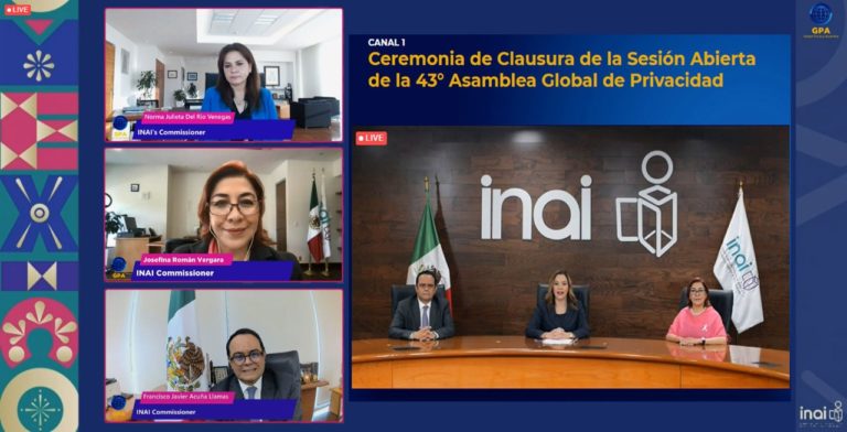 Culminó la XLIII Asamblea Global de la Privacidad 