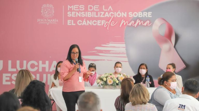 Ayuntamiento de Jesús María realiza jornadas para la detección oportuna del cáncer de mama