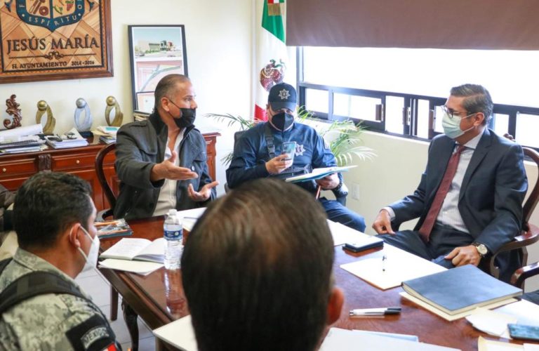 Alcalde de Jesús María se reunió con representantes de corporaciones de seguridad