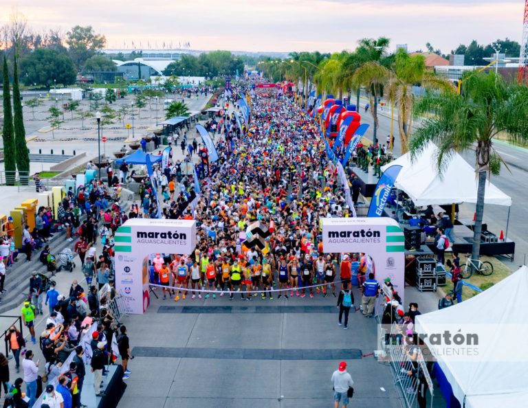 Estos son los resultados generales del Maratón de Aguascalientes