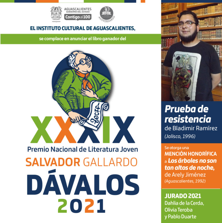 Prueba de resistencia, de Bladimir Ramírez, ganador del Salvador Gallardo 