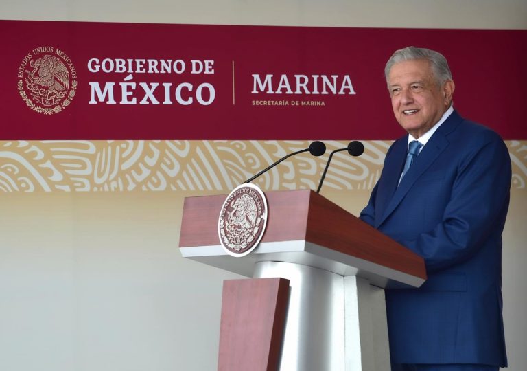 Marina Armada de México tiene aprobación del 80 por ciento y respaldo del pueblo: presidente