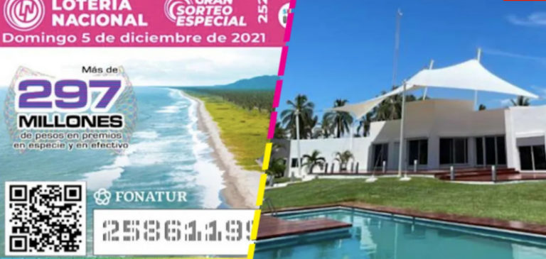 Recursos del sorteo 252 de la Lotería Nacional beneficiarán a habitantes de Sinaloa