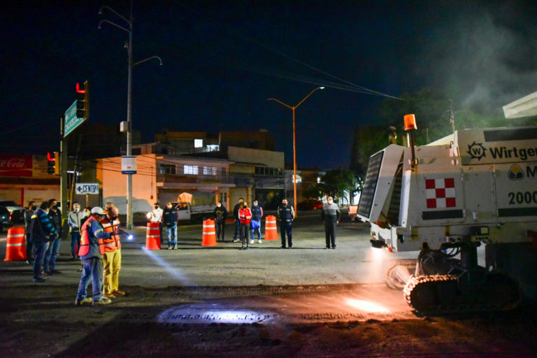 Arrancan obras de rehabilitación en crucero de Independencia y Petróleos Mexicanos