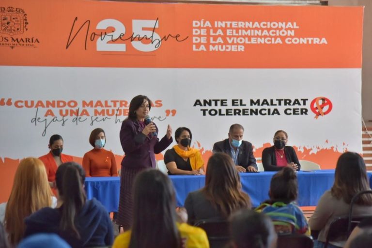 Conmemoran Día contra la Violencia hacia la Mujer en Jesús María
