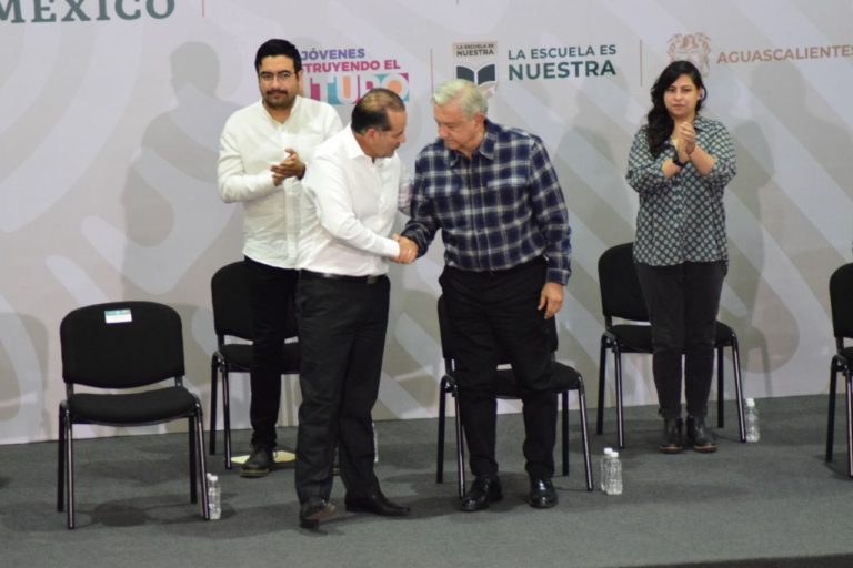 Aguascalientes no nos da problema: Así fue la visita de AMLO y el encuentro con Martín Orozco