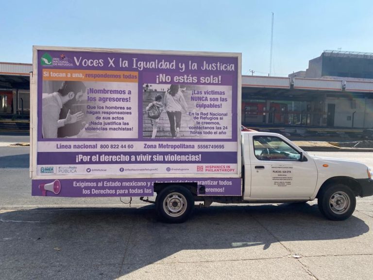 En Aguascalientes, Red Nacional de Refugios lanza campaña itinerante Voces X la igualdad y la justicia