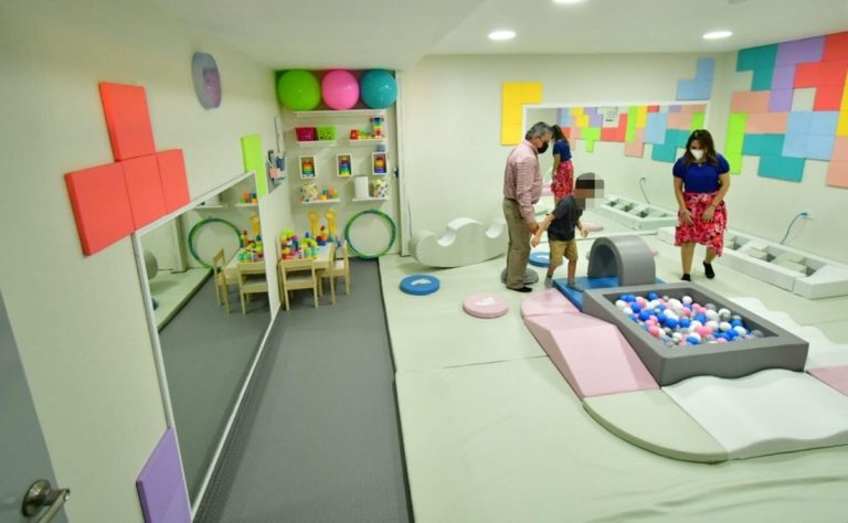 Área de pediatría de DIF cuenta con nueva zona de estimulación temprana   